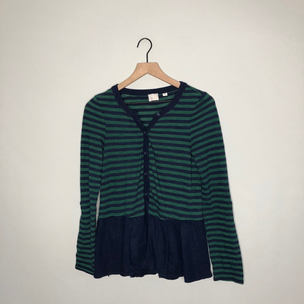 Anthropologie Postmark striped top